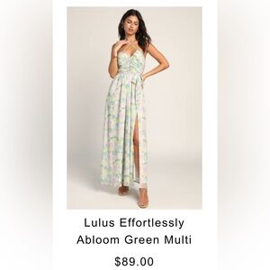Lulus floral dress